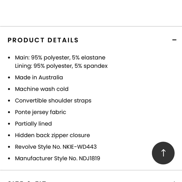 2 way black gown - Picture 4 of 5